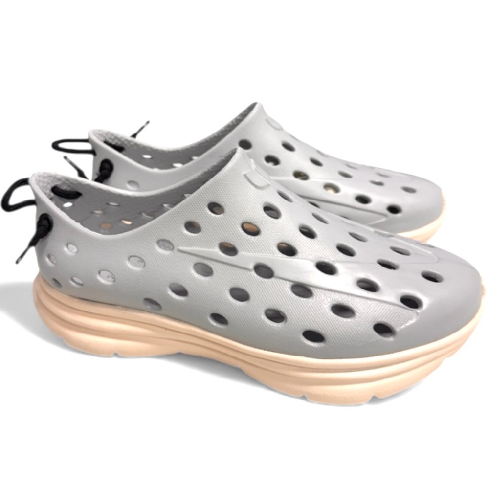 Kane Active Recovery Gray and Pinkish/ Cream Slip-On Shoes W/5